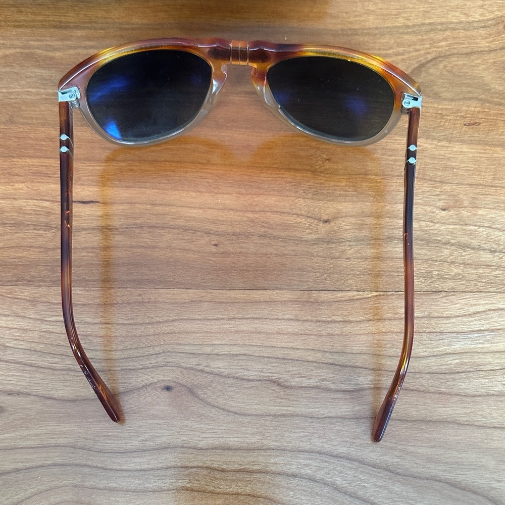 Persol Tortoise Shell Sunglasses with Dark Lenses - Picture 2 of 3